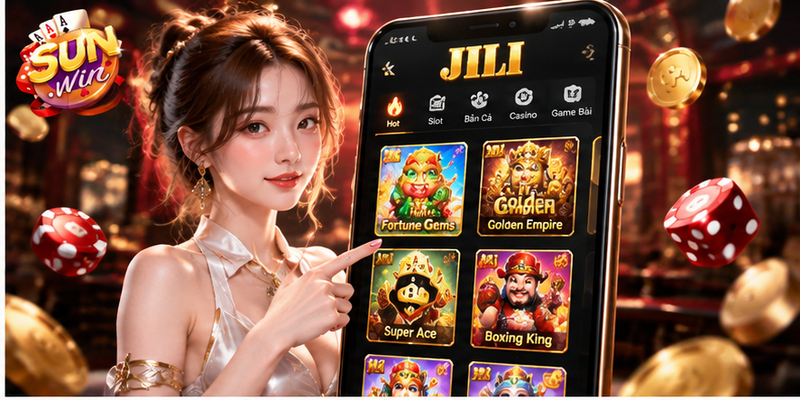Giao diện trò chơi hiện đại của JILI trên thiết bị di động